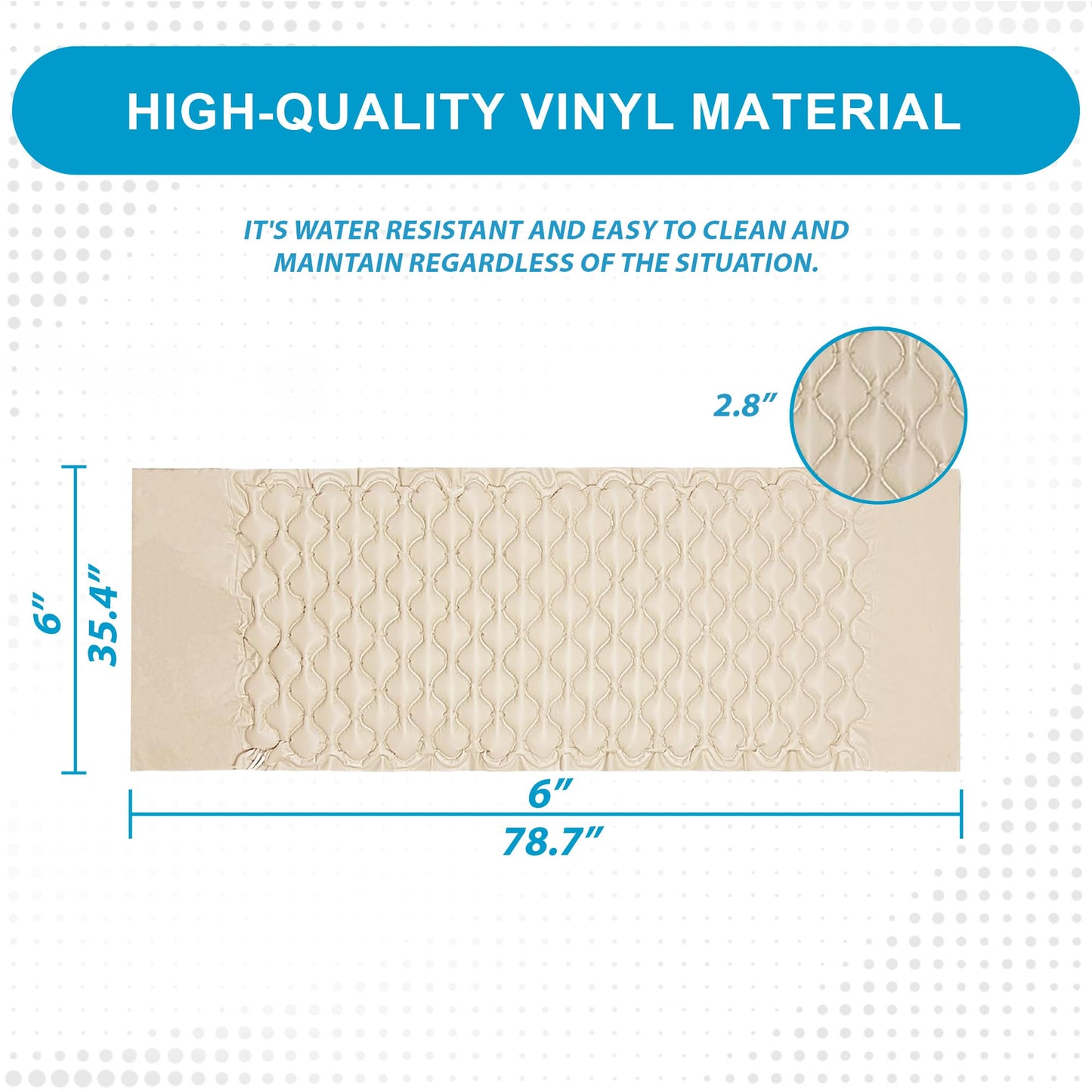 MedVance Premium Alternating Air Pressure Mattress Pad with Pump