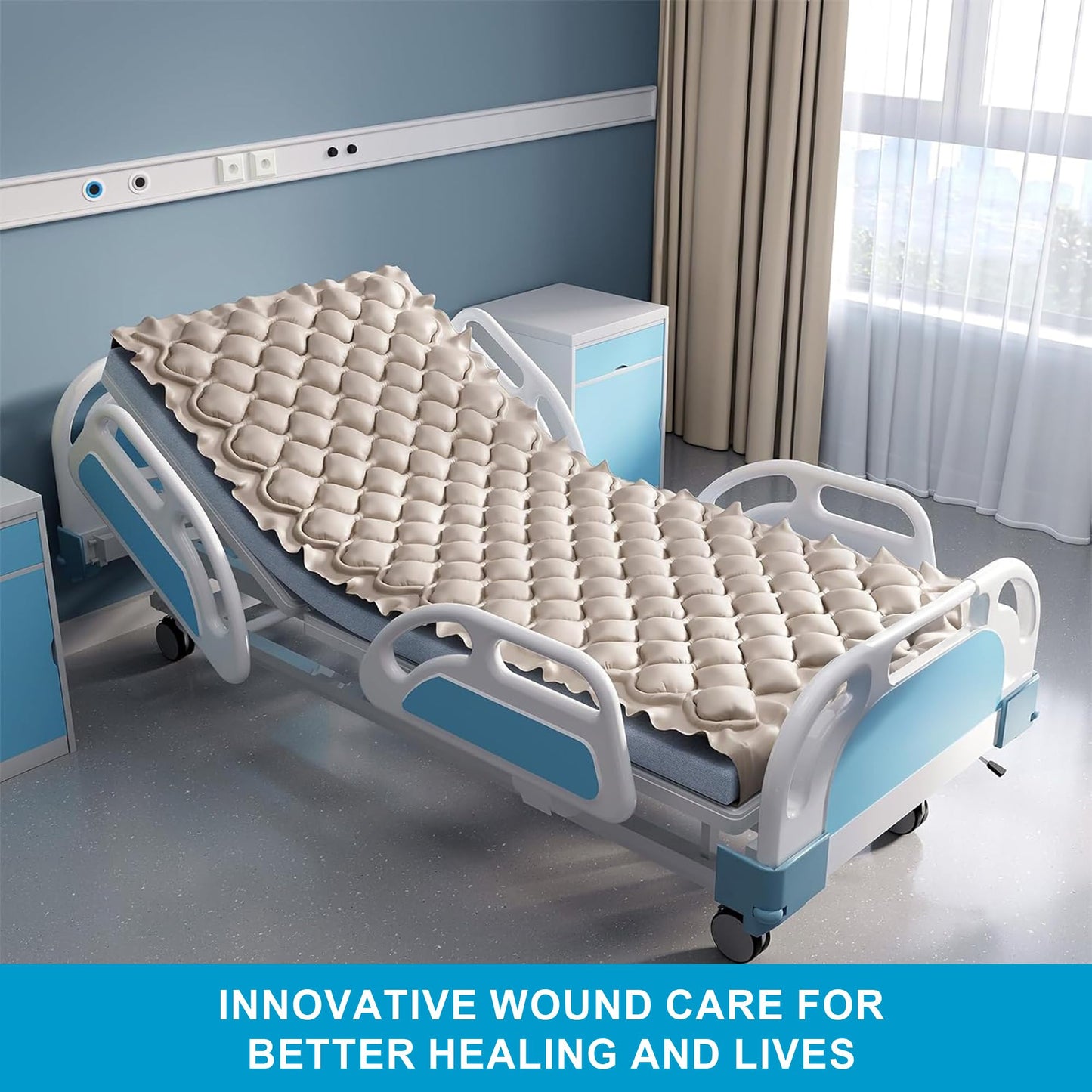 MedVance Premium Alternating Air Pressure Mattress Pad with Pump
