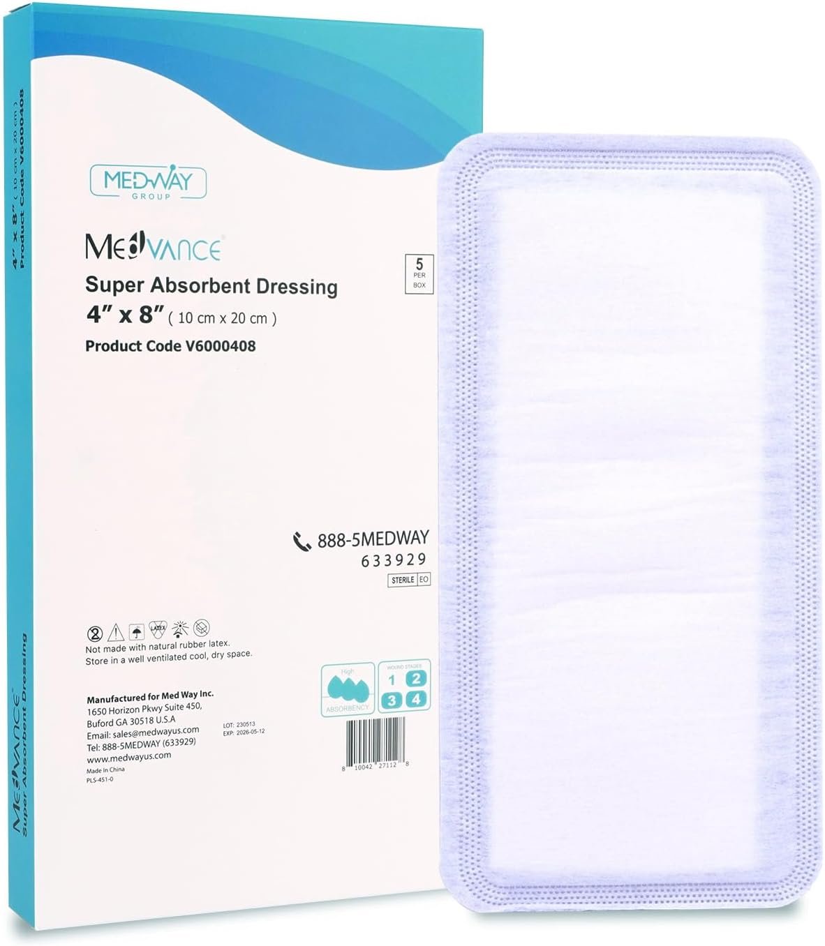 MedVance Super Absorbent Dressing, Non-Adhesive Pads for Wound Care, P – medvance MedVance Super Absorbent Dressing, Non-Adhesive Pads for Wound Care, P – medvance