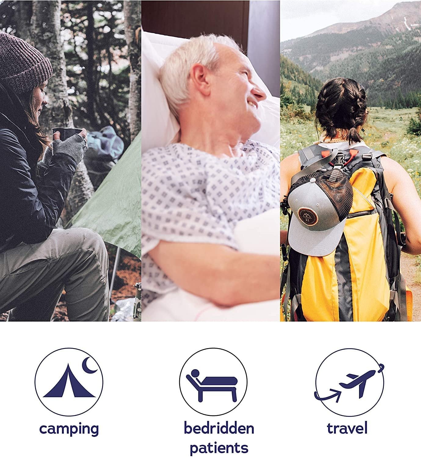 DYMACARE Fragranced Bed Bath Wipes- 3 Packs