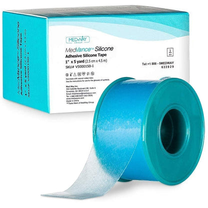 MedVance Silicone Tape , 1" Width, 5 Yards 1 Pack