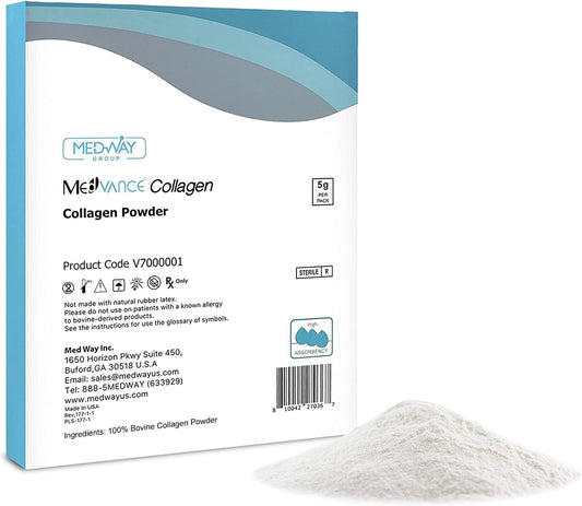 MedVance Collagen Powder, 1 gram Pouch, Box of 5