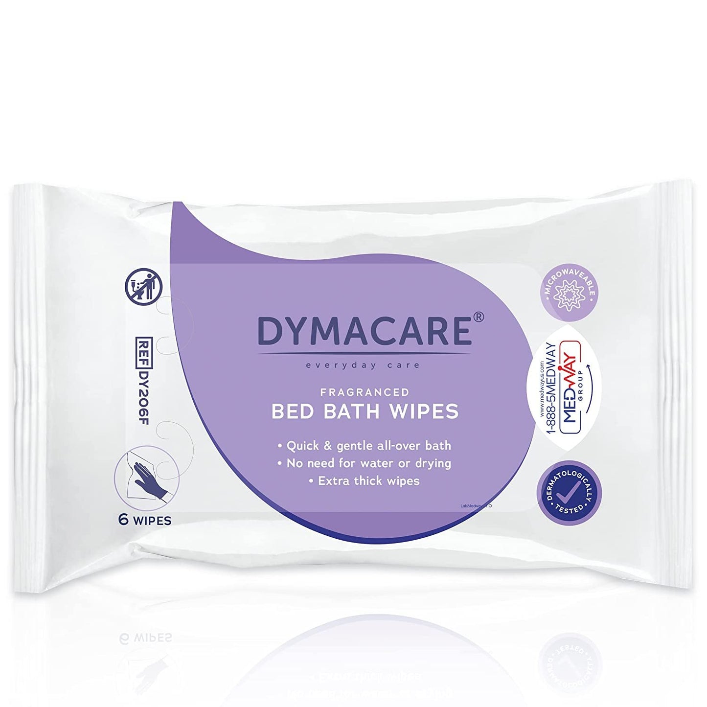 DYMACARE Fragranced Bed Bath Wipes- 3 Packs