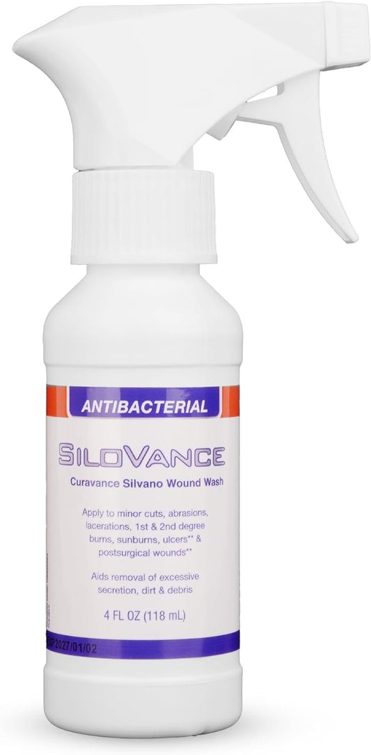 CuraVance SiloVance Nano Silver Wound Wash 4 oz