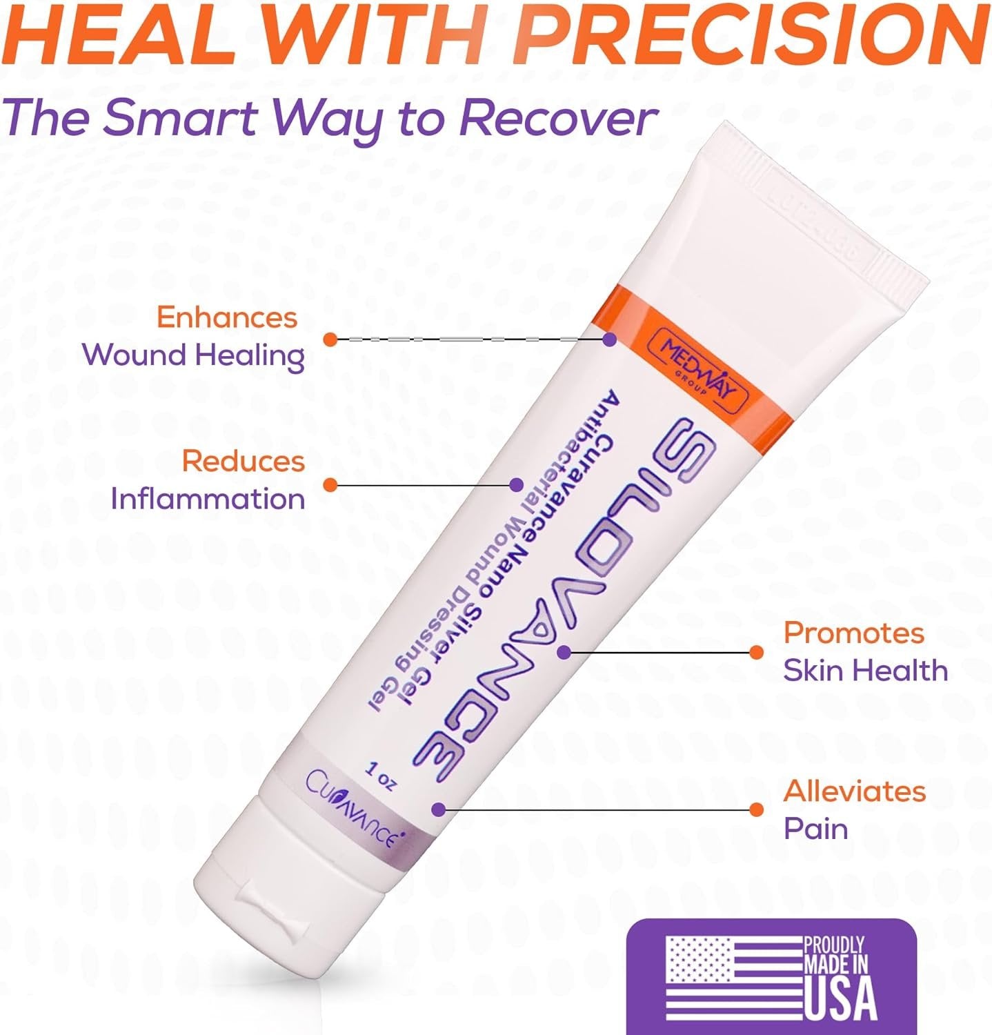 CuraVance SiloVance Nano Silver Gel 1oz- 3 Pack