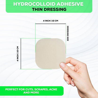 MedVance Hydrocolloid Thin Adhesive Wound Dressing, 6"X 6", Box of 5