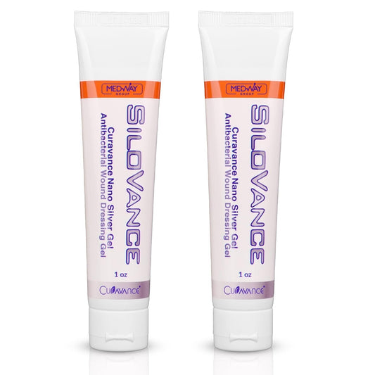 CuraVance SiloVance Nano Silver gel 1oz- 2 Pack